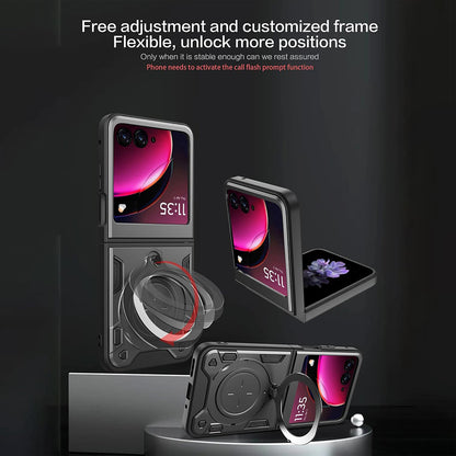 Futrola za Motorola Razr 60 / Razr 50, Techsuit, CamGuard Pro, Crna