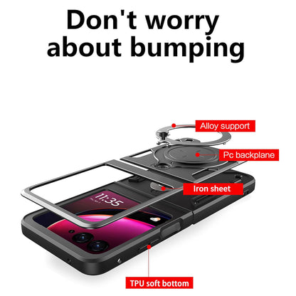 Futrola za Motorola Razr 60 Ultra, Techsuit, CamGuard Pro, Crna