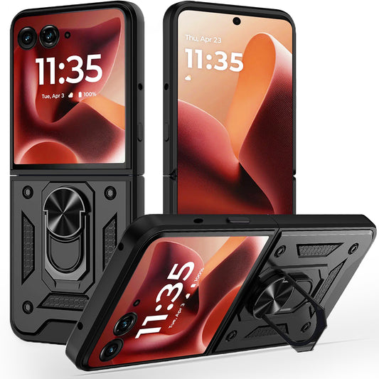 Futrola za Motorola Razr 60 Ultra, Techsuit, CamShield, Crna