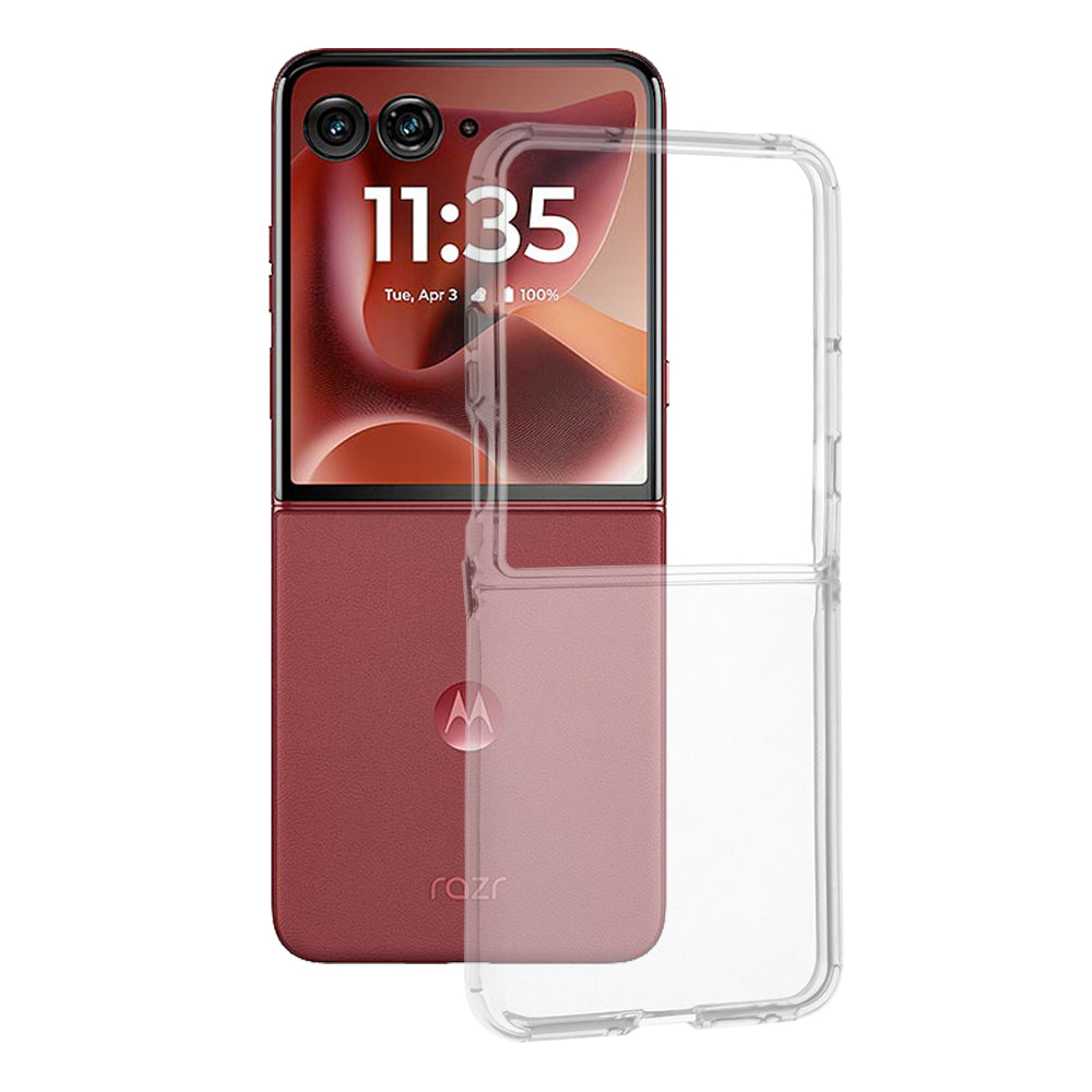 Futrola za Motorola Razr 60 Ultra, Techsuit, Providna, Transparentna