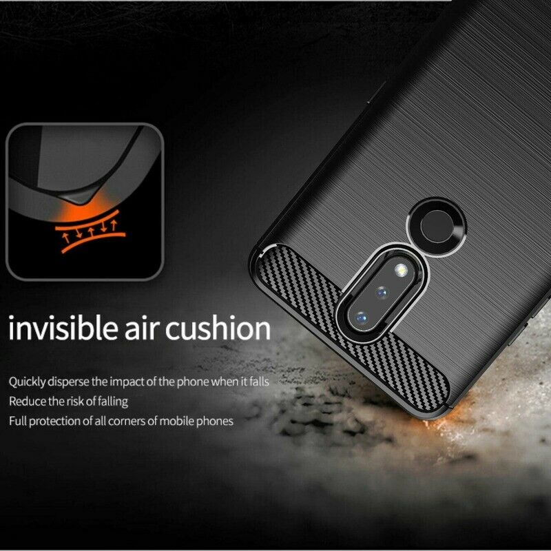 Futrola za Nokia 2.4, Techsuit, Karbon, Crna