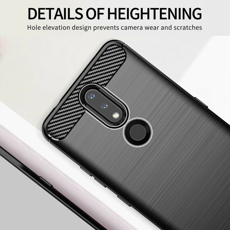 Futrola za Nokia 2.4, Techsuit, Karbon, Crna