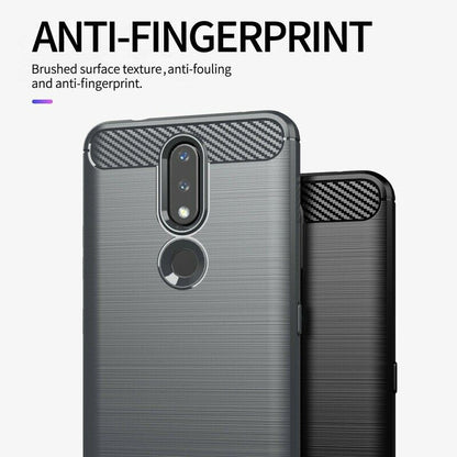 Futrola za Nokia 2.4, Techsuit, Karbon, Crna