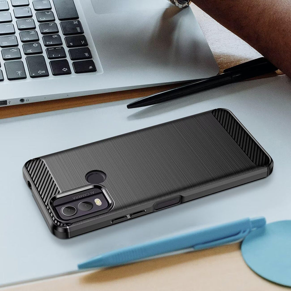 Futrola za Nokia C22, Techsuit, Karbon, Crna