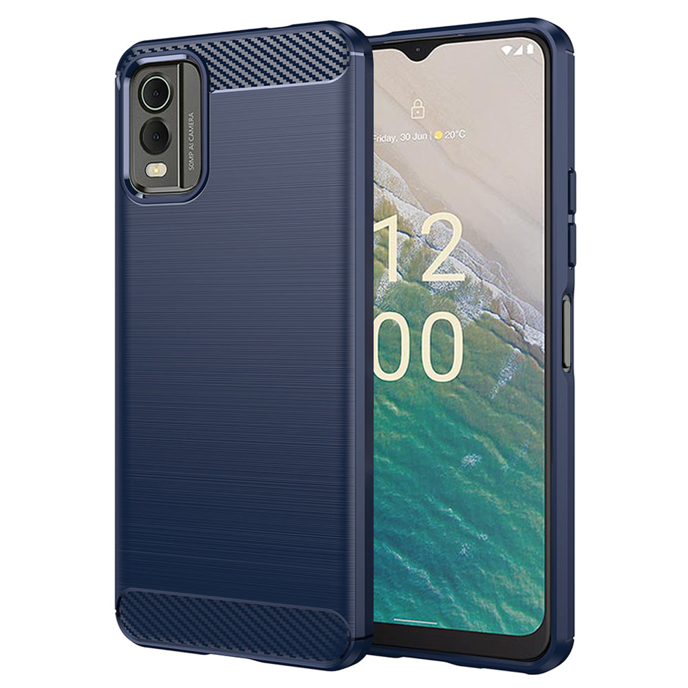 Futrola za Nokia C32, Techsuit, Karbon, Plava