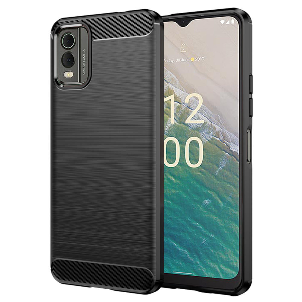 Futrola za Nokia C32, Techsuit, Karbon, Crna