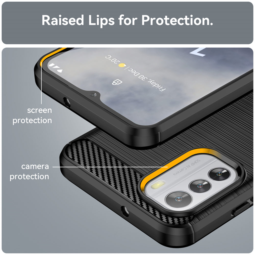 Futrola za Nokia G42, Techsuit, Karbon, Crna