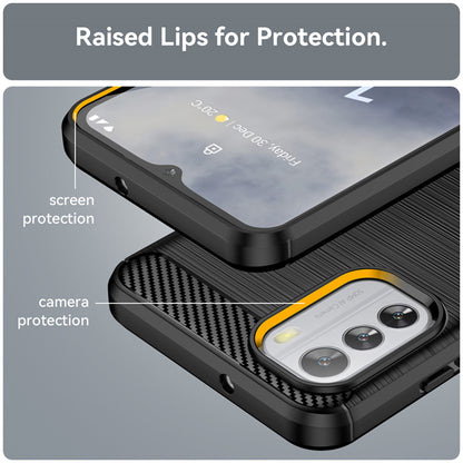 Futrola za Nokia G42, Techsuit, Karbon, Crna