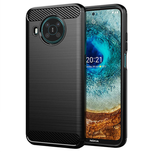 Futrola za Nokia X10 / X20, Techsuit, Karbon, Crna