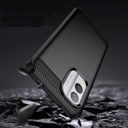 Futrola za Nokia X30, Techsuit, Karbon, Crna