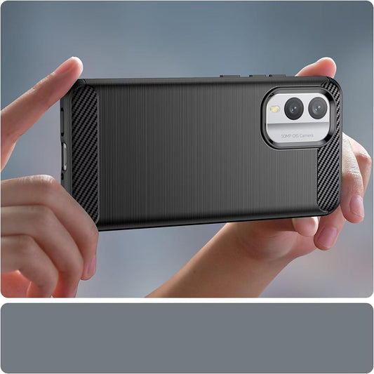 Futrola za Nokia X30, Techsuit, Karbon, Crna