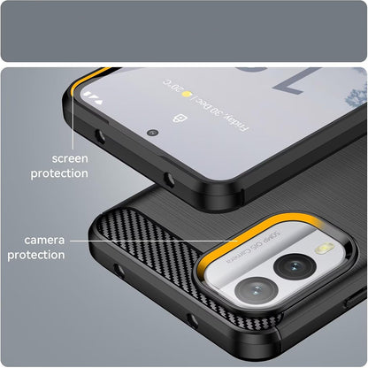 Futrola za Nokia X30, Techsuit, Karbon, Crna