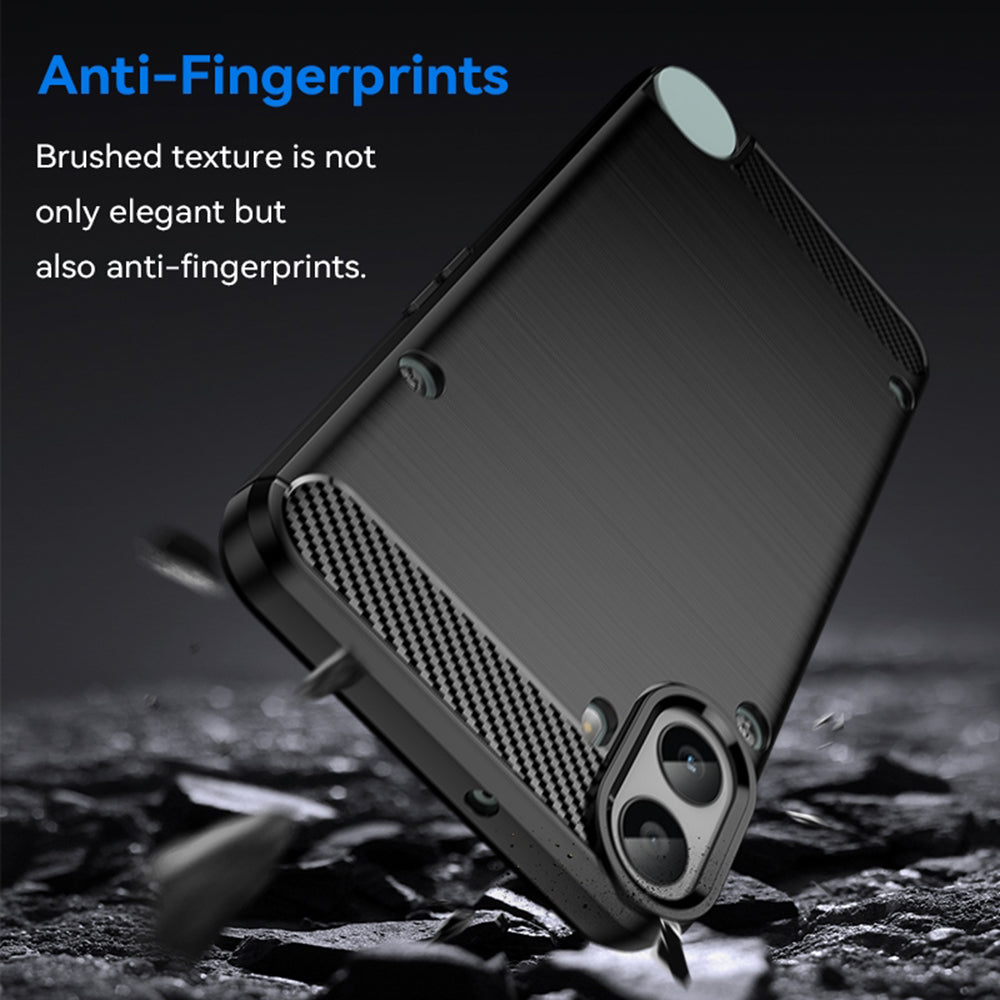 Futrola za Nothing CMF Phone 1, Techsuit, Karbon, Crna