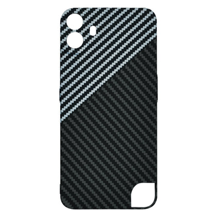 Futrola za Nothing CMF Phone 1, Techsuit, Carbonite FiberShell, Crno Siva