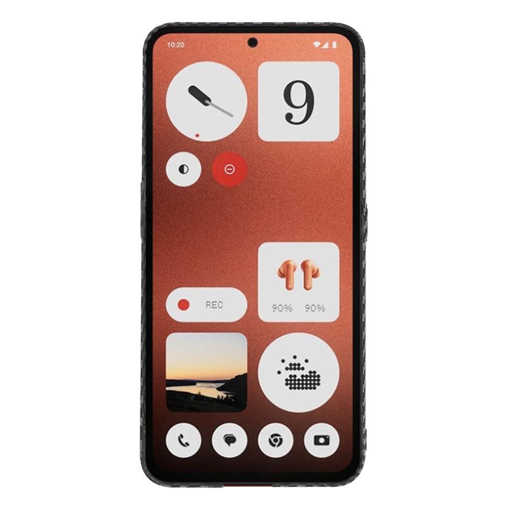 Futrola za Nothing CMF Phone 1, Techsuit, Carbonite FiberShell, Crna