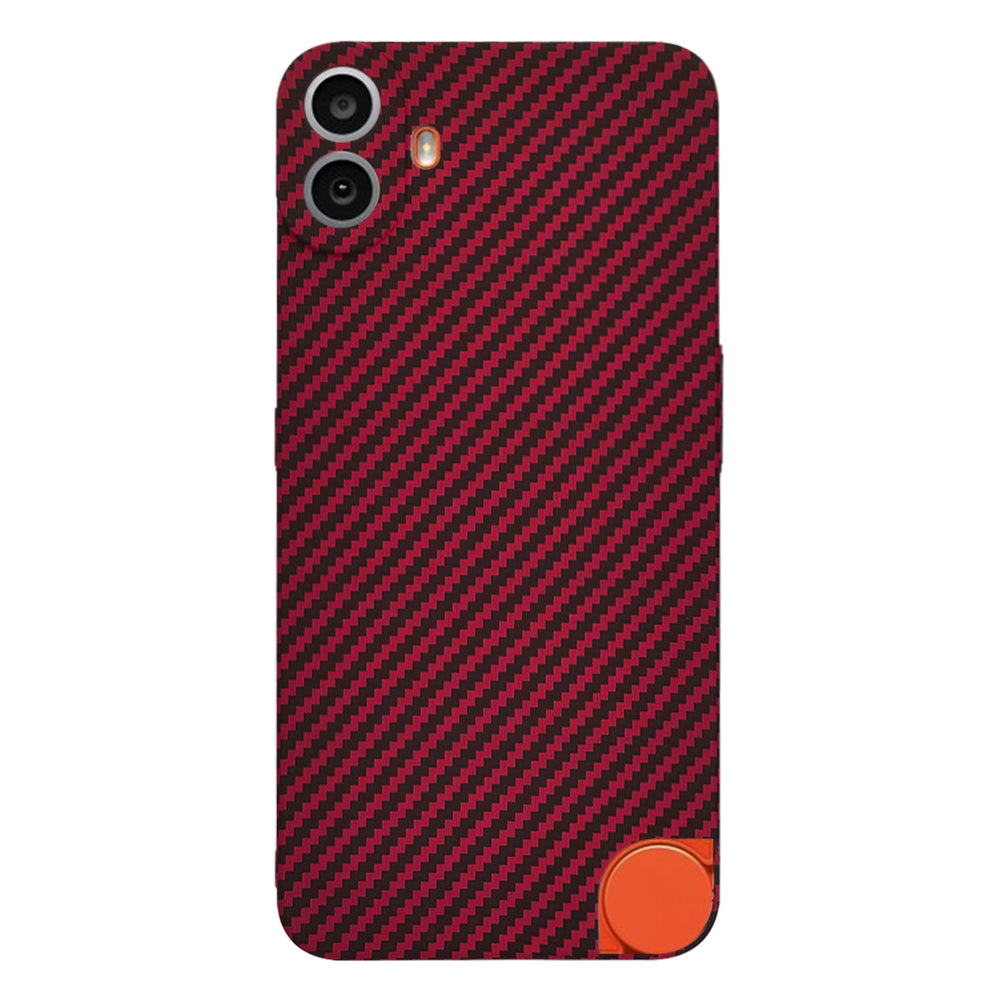 Futrola za Nothing CMF Phone 1, Techsuit, Carbonite FiberShell, Crvena