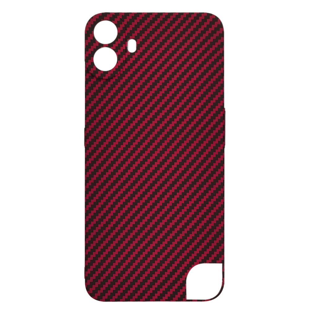 Futrola za Nothing CMF Phone 1, Techsuit, Carbonite FiberShell, Crvena
