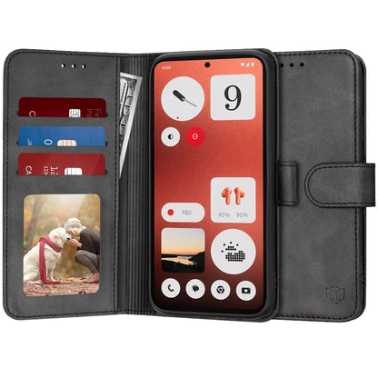 Futrola za Nothing CMF Phone 1, Techsuit, Diary Book, Crna
