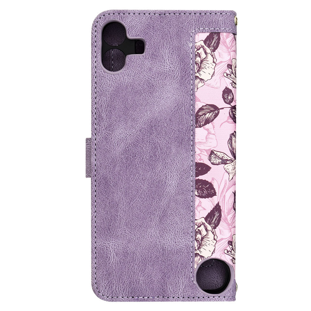 Futrola za Nothing CMF Phone 1, Techsuit, FlipCraft, Ljubičasta