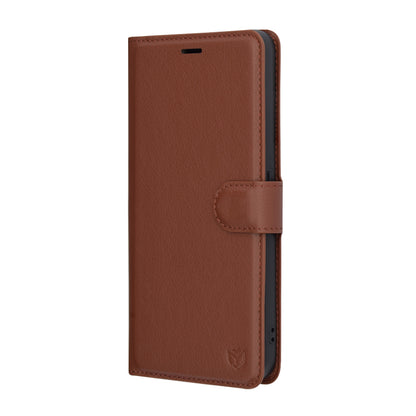 Futrola za Nothing CMF Phone 1, Techsuit, Leather Folio, Braon