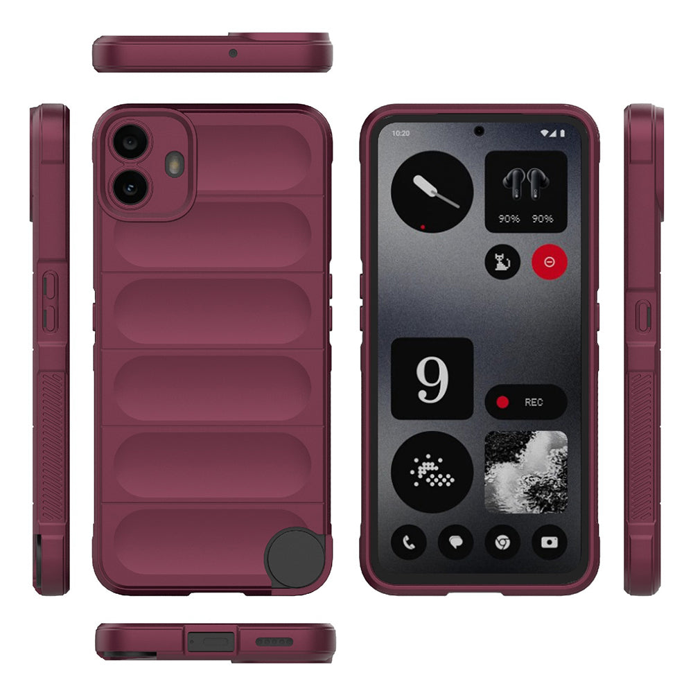 Futrola za Nothing CMF Phone 1, Techsuit, Magic Shield, Bordo