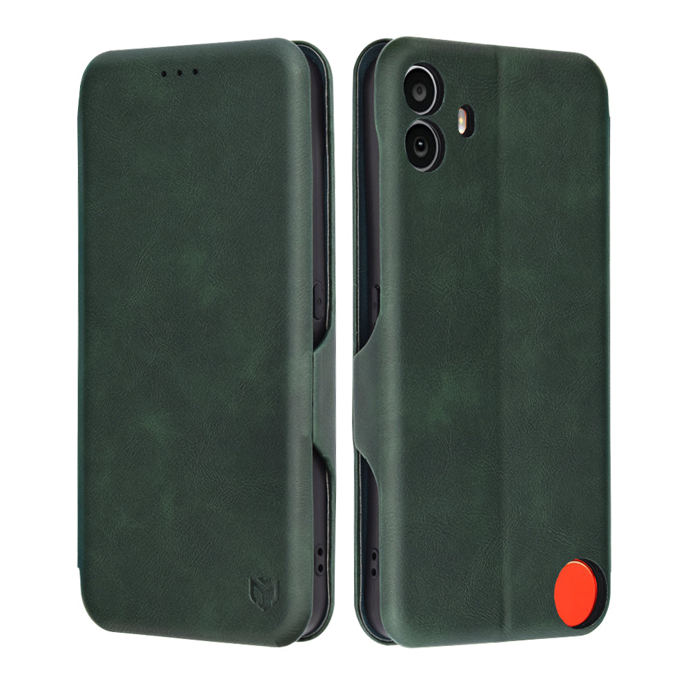 Futrola za Nothing CMF Phone 1, Techsuit, Safe Wallet Plus, Zelena