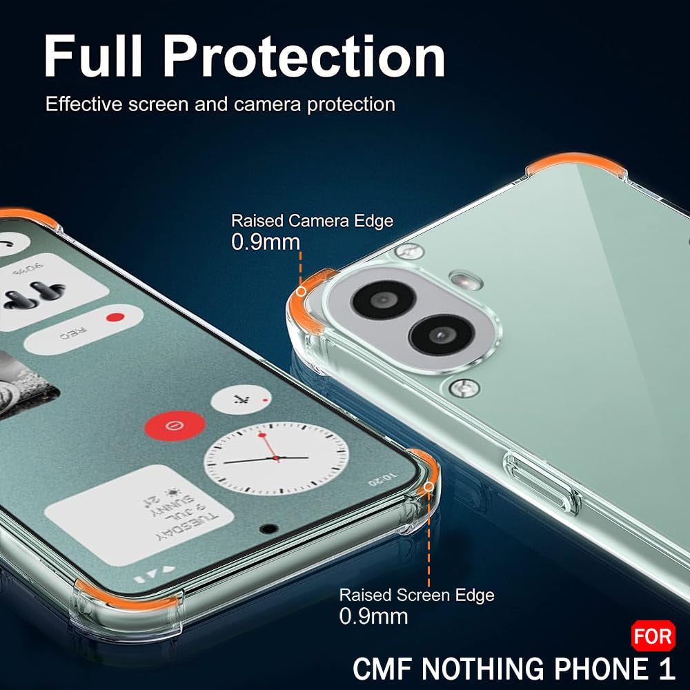 Futrola za Nothing CMF Phone 1, Techsuit, Shockproof Clear, Providna