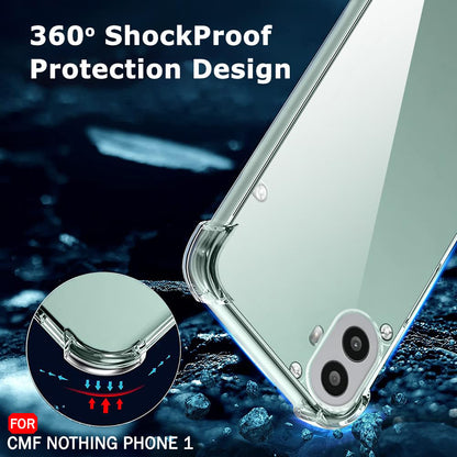 Futrola za Nothing CMF Phone 1, Techsuit, Shockproof Clear, Providna