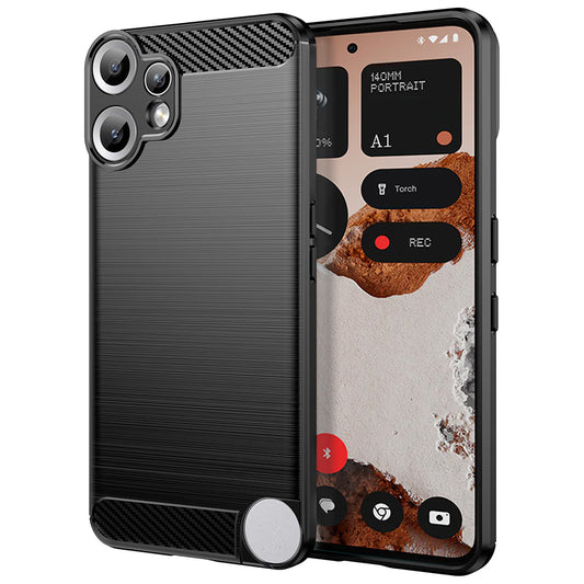 Futrola za Nothing CMF Phone 2 Pro, Techsuit, Karbon, Crna