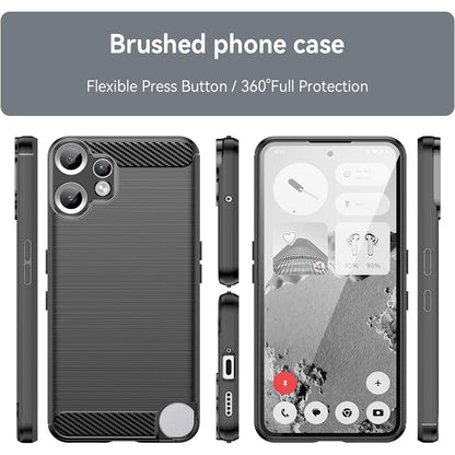 Futrola za Nothing CMF Phone 2 Pro, Techsuit, Karbon, Crna