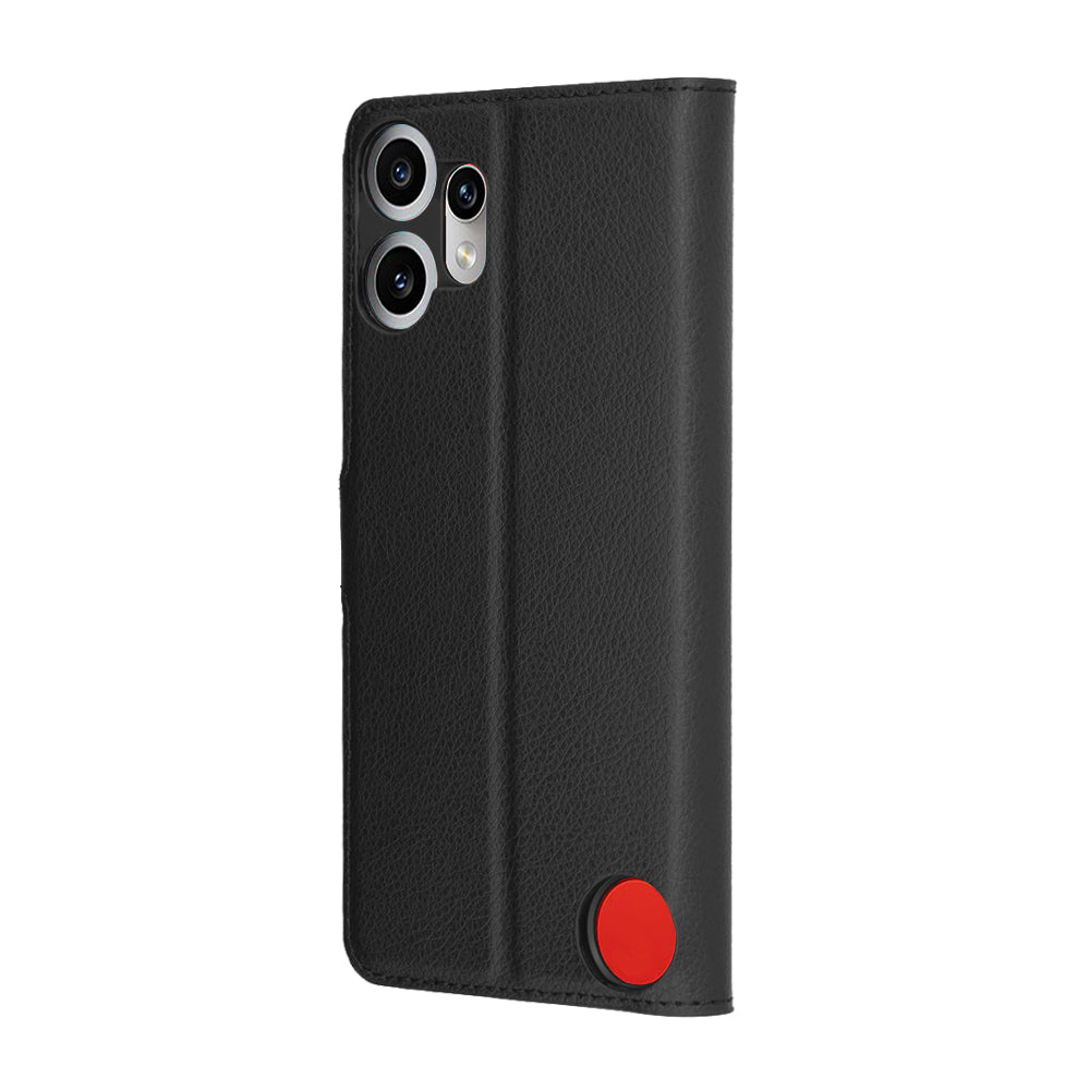 Futrola za Nothing CMF Phone 2 Pro, Techsuit, Leather Folio, Crna