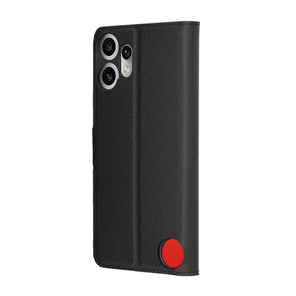 Futrola za Nothing CMF Phone 2 Pro, Techsuit, Leather Folio, Crna