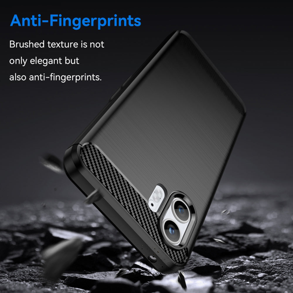 Futrola za Nothing Phone (2), Techsuit, Karbon, Crna
