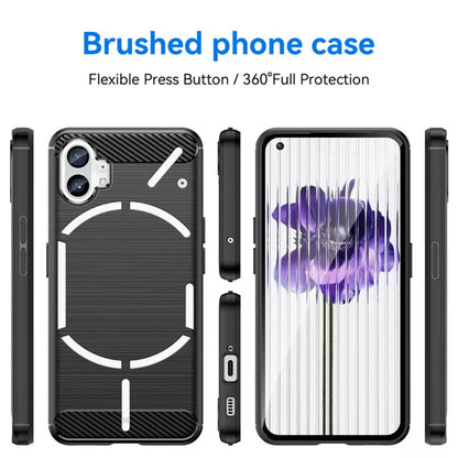 Futrola za Nothing Phone (1), Techsuit, Karbon, Crna