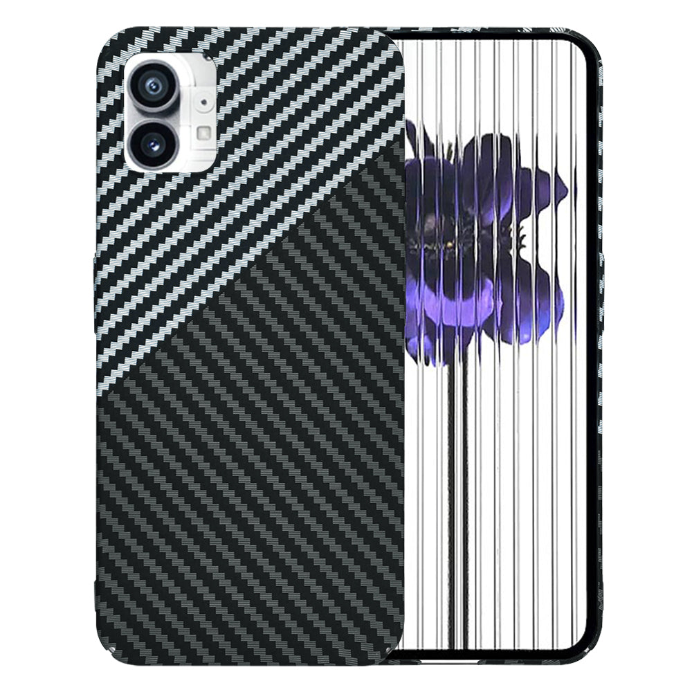 Futrola za Nothing Phone (1), Techsuit, Carbonite FiberShell, Crno Siva