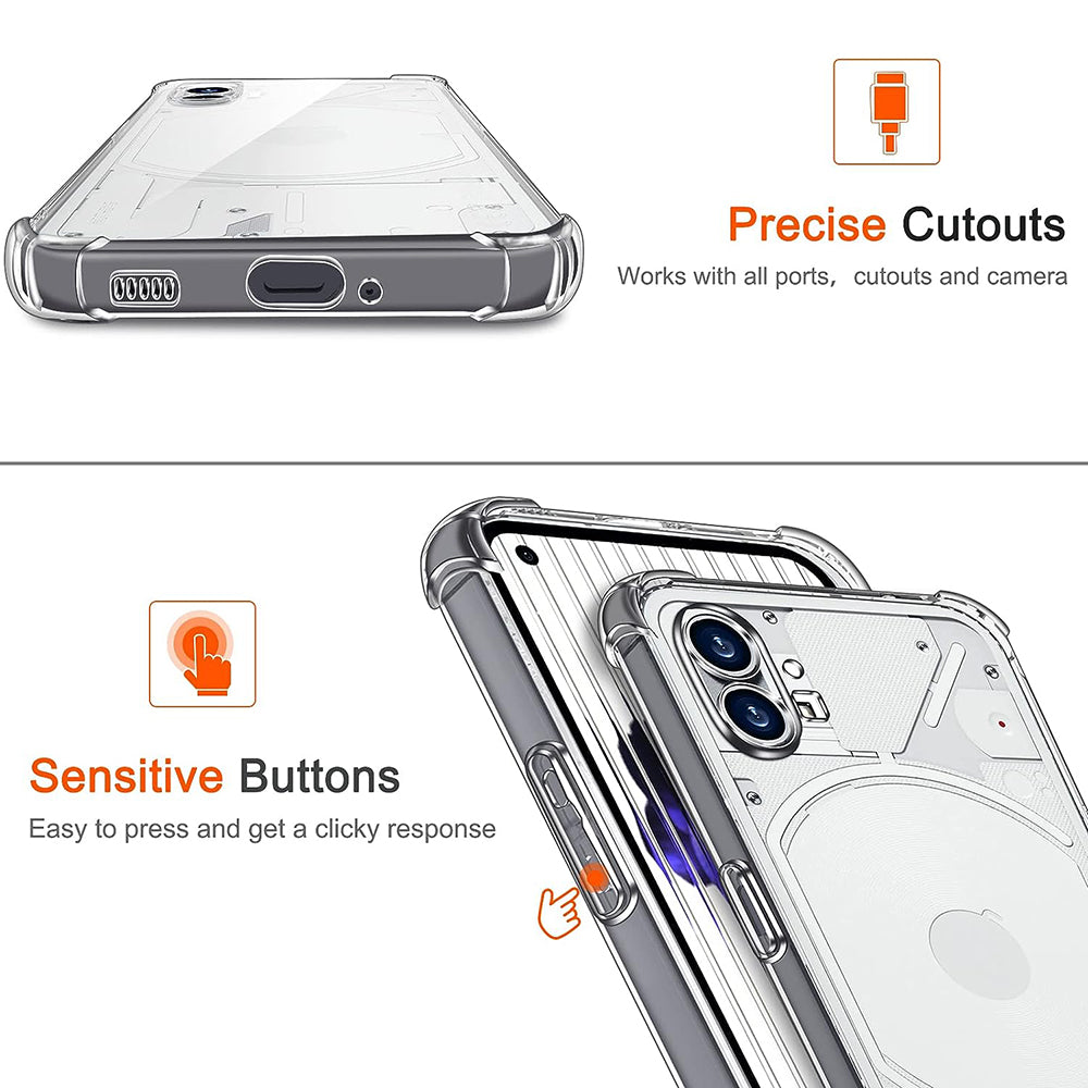 Futrola za Nothing Phone (1), Techsuit, Shockproof Clear, Providna