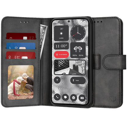Futrola za Nothing Phone (2), Techsuit, Diary Book, Crna