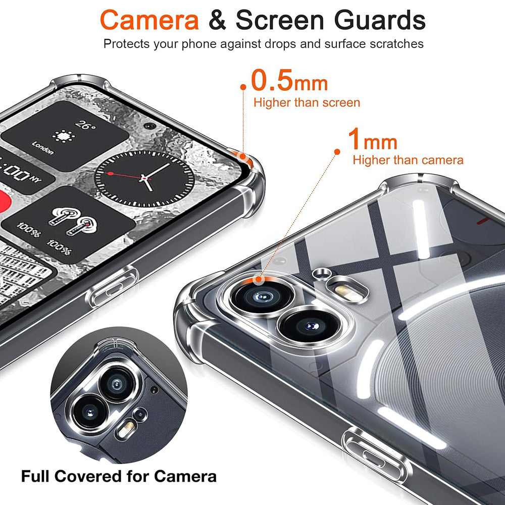 Futrola za Nothing Phone (2), Techsuit, Shockproof Clear, Providna