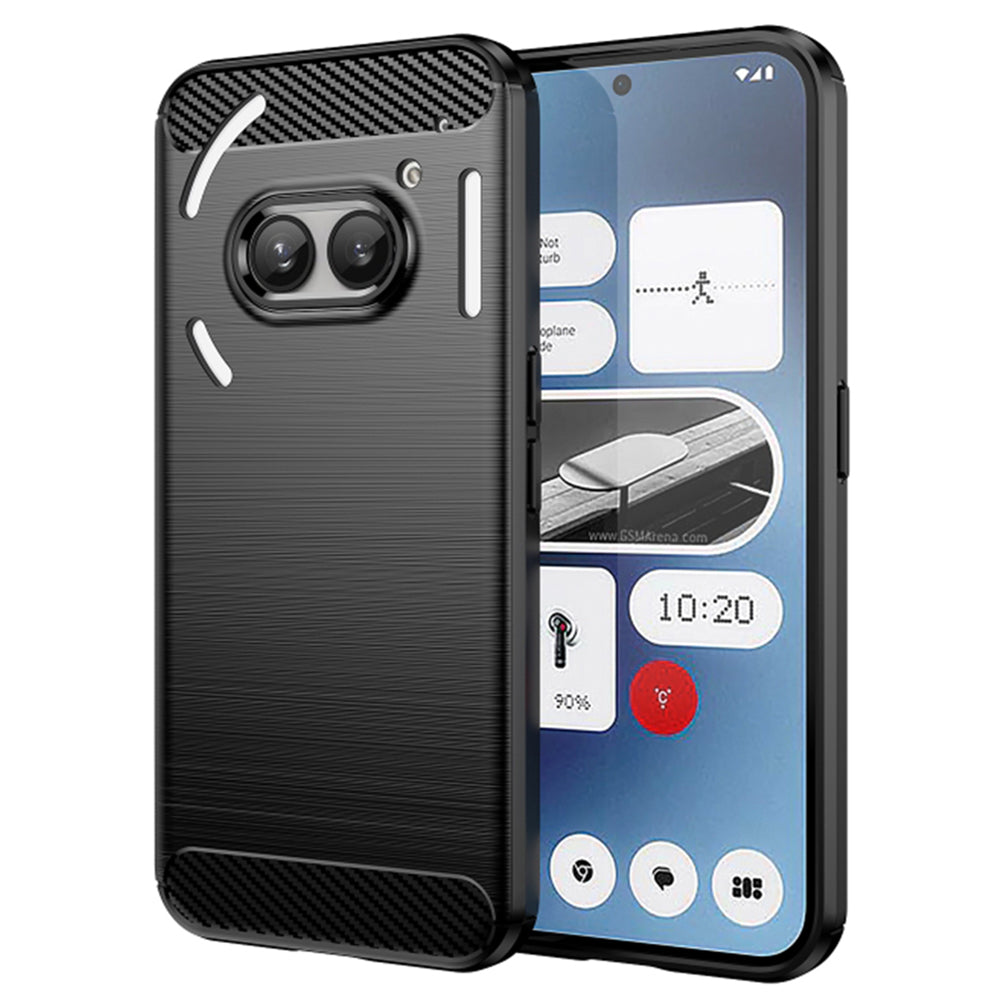 Futrola za Nothing Phone (2a) Plus / Phone (2a), Techsuit, Karbon, Crna