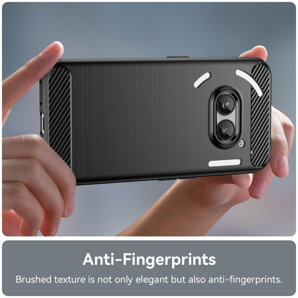 Futrola za Nothing Phone (2a) Plus / Phone (2a), Techsuit, Karbon, Crna