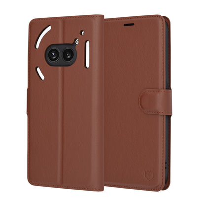 Futrola za Nothing Phone (2a) Plus / Phone (2a), Techsuit, Leather Folio, Braon