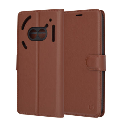 Futrola za Nothing Phone (2a) Plus / Phone (2a), Techsuit, Leather Folio, Braon