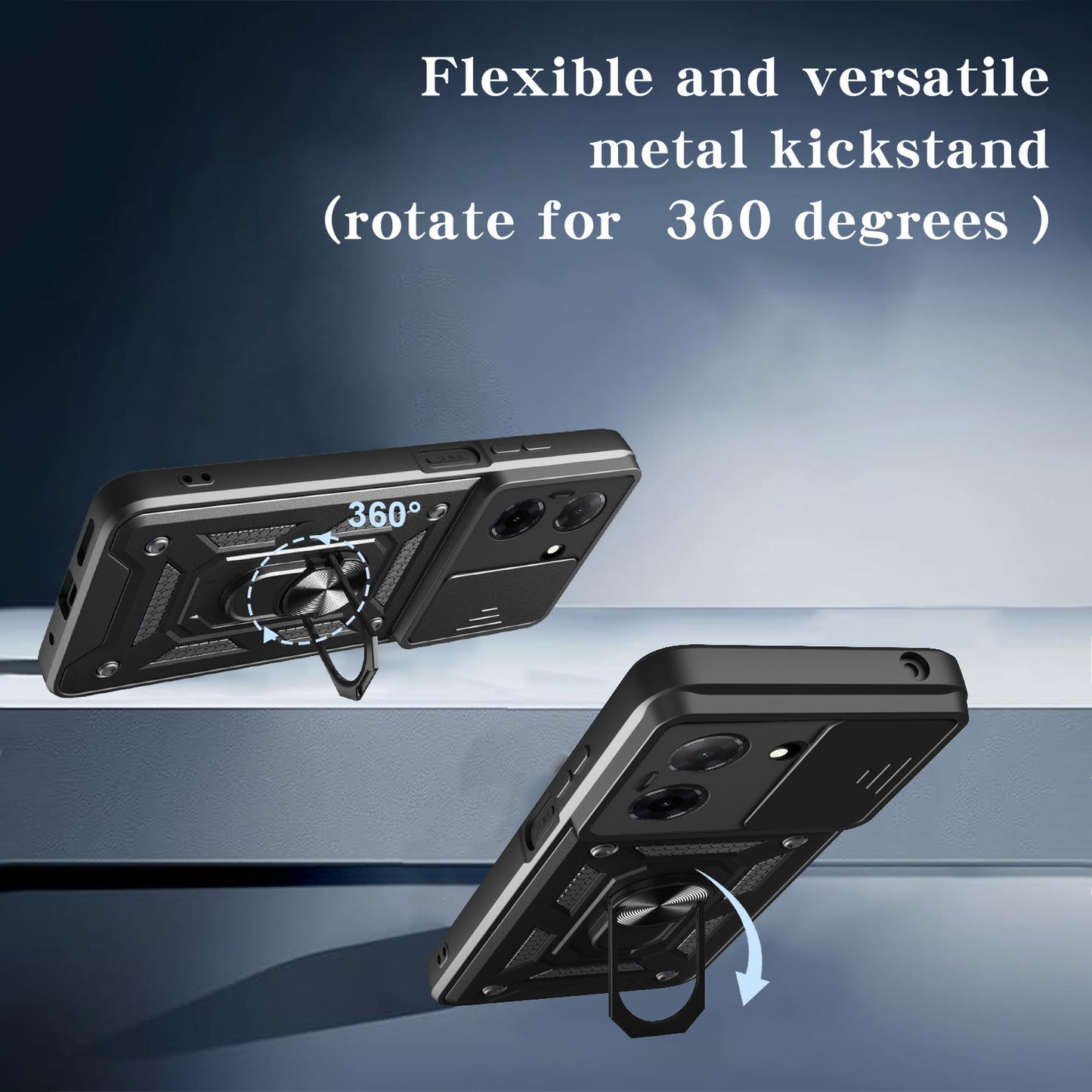 Futrola za Nothing Phone (3a) Lite, Techsuit, CamShield, Crna