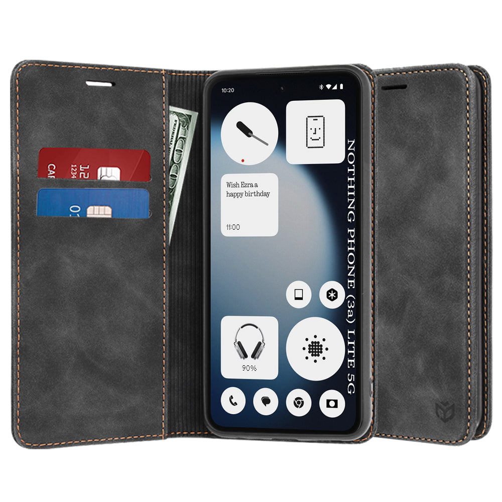 Futrola za Nothing Phone (3a) Lite, Techsuit, Confy, Crna