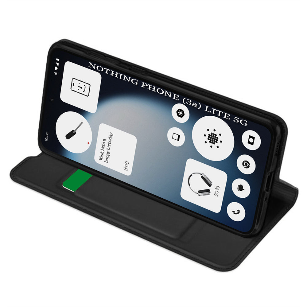 Futrola za Nothing Phone (3a) Lite, Techsuit, Magskin Book, Crna