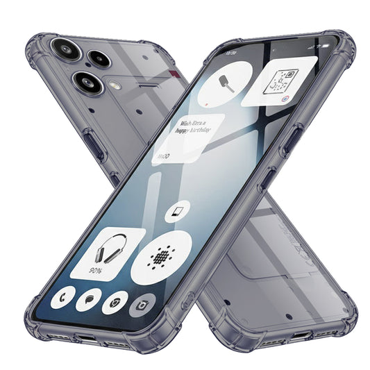Futrola za Nothing Phone (3a) Lite, Techsuit, Shockproof Clear, Crna