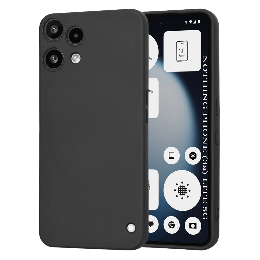 Futrola za Nothing Phone (3a) Lite, Techsuit, SoftFlex, Crna