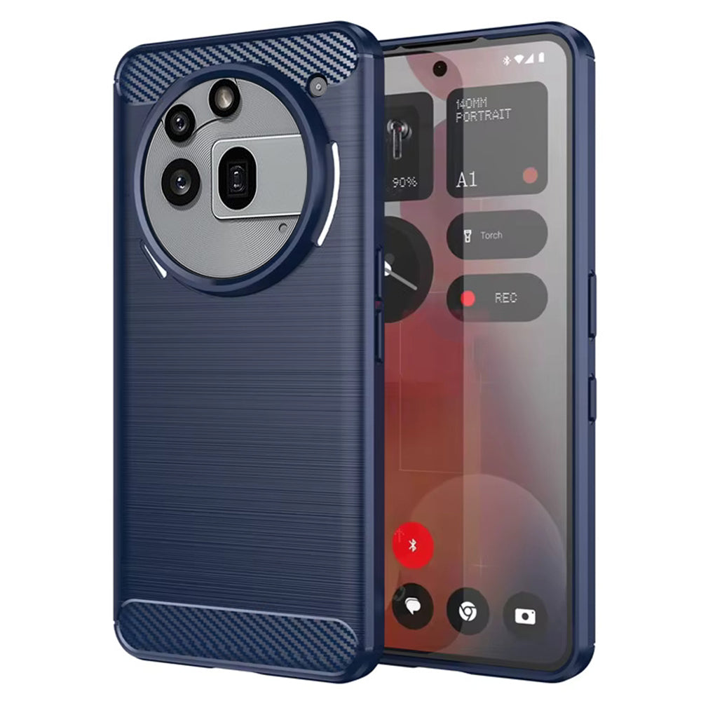Futrola za Nothing Phone (3a) Pro, Techsuit, Karbon, Plava