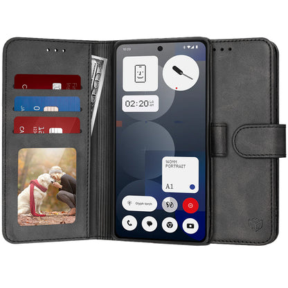 Futrola za Nothing Phone (3a) Pro, Techsuit, Diary Book, Crna