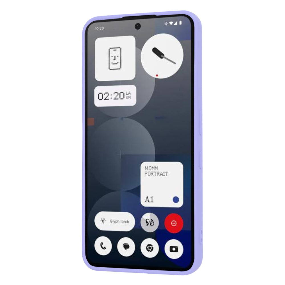 Futrola za Nothing Phone (3a) Pro, Techsuit, SoftFlex, Svetlo Ljubičasta